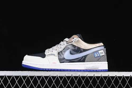 All categories Air Jordan Jordan series basketball shoes Air Jordan 1 Low Air Jordan 1 Low AJ1 Joe 1 Panda Prank Flying Skyline Burning Black Brown Blue Low-top Retro Basketball Shoes 553558-154